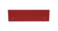 Impulse Plus Oblong 400/1400 Backdrop Screen Rounded Corners Burgundy Fabric Light Grey Edges