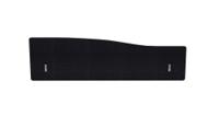 Impulse Plus Wave 400/1400 Backdrop Screen Rounded Corners Black Fabric Light Grey Edges