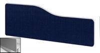 Impulse Plus Wave 400/1500 Backdrop Screen Rounded Corners Royal Blue Fabric Light Grey Edges