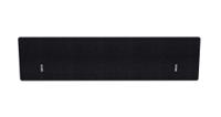 Impulse Plus Oblong 400/1600 Backdrop Screen Rounded Corners Black Fabric Light Grey Edges