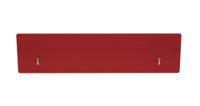 Impulse Plus Oblong 400/1600 Backdrop Screen Rounded Corners Burgundy Fabric Light Grey Edges