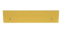Impulse Plus Oblong 400/1800 Backdrop Screen Rounded Corners Beige Fabric Light Grey Edges