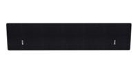 Impulse Plus Oblong 400/1800 Backdrop Screen Rounded Corners Black Fabric Light Grey Edges