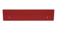 Impulse Plus Oblong 400/1800 Backdrop Screen Rounded Corners Burgundy Fabric Light Grey Edges