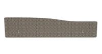 Impulse Plus Wave 400/1800 Backdrop Screen Rounded Corners Lead Fabric Light Grey Edges
