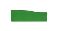 Impulse Plus Wave 300/1200 Backdrop Screen Rounded Corners Palm Green Fabric Light Grey Edges