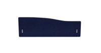 Impulse Plus Wave 300/1200 Backdrop Screen Rounded Corners Royal Blue Fabric Light Grey Edges