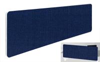 Impulse Plus Oblong 300/1400 Backdrop Screen Rounded Corners Royal Blue Fabric Light Grey Edges