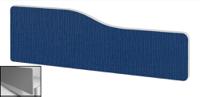 Impulse Plus Wave 300/1500 Backdrop Screen Rounded Corners Powder Blue Fabric Light Grey Edges