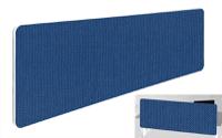 Impulse Plus Oblong 300/1600 Backdrop Screen Rounded Corners Powder Blue Fabric Light Grey Edges