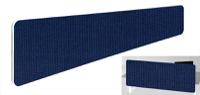 Impulse Plus Oblong 300/1800 Backdrop Screen Rounded Corners Royal Blue Fabric Light Grey Edges