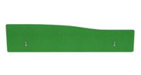 Impulse Plus Wave 300/1800 Backdrop Screen Rounded Corners Palm Green Fabric Light Grey Edges