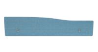 Impulse Plus Wave 300/1800 Backdrop Screen Rounded Corners Sky Blue Fabric Light Grey Edges