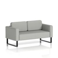 Brixworth Sofa 2 Seater With Black Legs In Sumi Fabric - Tokyo