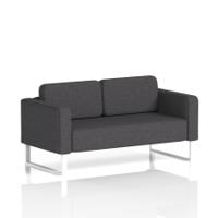 Brixworth Sofa 2 Seater With White Legs In X2 Fabric - Arithmetic