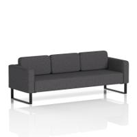 Brixworth Sofa 3 Seater With Black Legs In X2 Fabric - Arithmetic