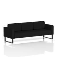 Brixworth Sofa 3 Seater With Black Legs In X2 Fabric - Diameter