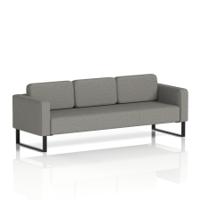 Brixworth Sofa 3 Seater With Black Legs In X2 Fabric - Number