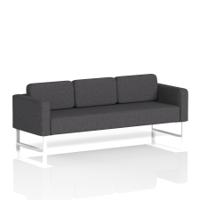 Brixworth Sofa 3 Seater With White Legs In X2 Fabric - Arithmetic