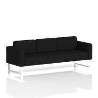Brixworth Sofa 3 Seater With White Legs In X2 Fabric - Diameter