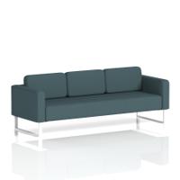 Brixworth Sofa 3 Seater With White Legs In X2 Fabric - Polygon