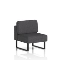 Brixworth Modular Seating Central Unit With Black Legs In X2 Fabric - Arithmetic