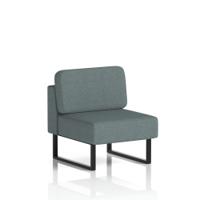 Brixworth Modular Seating Central Unit With Black Legs In Main Line Flax Fabric - Westminster