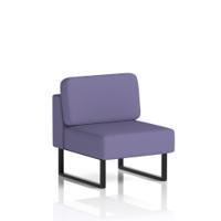 Brixworth Modular Seating Central Unit With Black Legs In Synergy Fabric - Order
