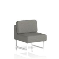 Brixworth Modular Seating Central Unit With White Legs In X2 Fabric - Number