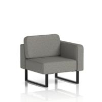 Brixworth Modular Seating Left Unit With Black Legs In X2 Fabric - Number