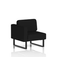 Brixworth Modular Seating Right Unit With Black Legs In X2 Fabric - Diameter