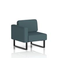 Brixworth Modular Seating Right Unit With Black Legs In X2 Fabric - Polygon