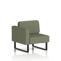 Brixworth Modular Seating Right Unit With Black Legs In Main Line Flax Fabric - Monument