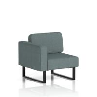 Brixworth Modular Seating Right Unit With Black Legs In Main Line Flax Fabric - Westminster