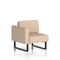 Brixworth Modular Seating Right Unit With Black Legs In Synergy Fabric - Affix