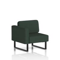Brixworth Modular Seating Right Unit With Black Legs In Yoredale Fabric - Ingleton
