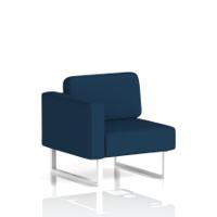 Brixworth Modular Seating Right Unit With White Legs In X2 Fabric - Calculus