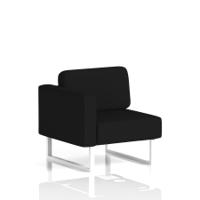 Brixworth Modular Seating Right Unit With White Legs In X2 Fabric - Diameter