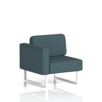 Brixworth Modular Seating Right Unit With White Legs In X2 Fabric - Polygon