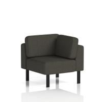 Brixworth Modular Seating Corner Unit With Black Legs In Main Line Flax Fabric - Temple
