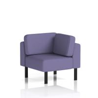 Brixworth Modular Seating Corner Unit With Black Legs In Synergy Fabric - Order