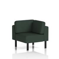 Brixworth Modular Seating Corner Unit With Black Legs In Yoredale Fabric - Ingleton