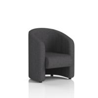 Lamport Armchair With Black feet In X2 Fabric - Arithmetic