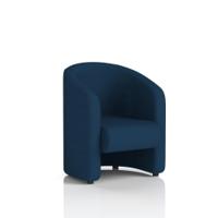 Lamport Armchair With Black feet In X2 Fabric - Calculus