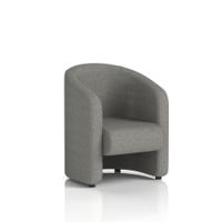 Lamport Armchair With Black feet In X2 Fabric - Number