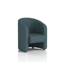 Lamport Armchair With Black feet In X2 Fabric - Polygon