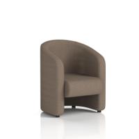 Lamport Armchair With Black feet In X2 Fabric - Theory