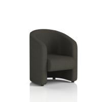 Lamport Armchair With Black feet In Main Line Flax Fabric - Temple