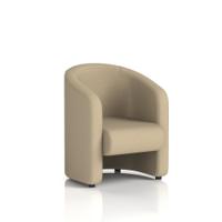 Lamport Armchair With Black feet In Main Line Flax Fabric - Upminster