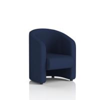 Lamport Armchair With Black feet In Synergy Fabric - Alike